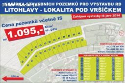 Nabídka parcel pro výst. RD, 16 km od centra Plzně